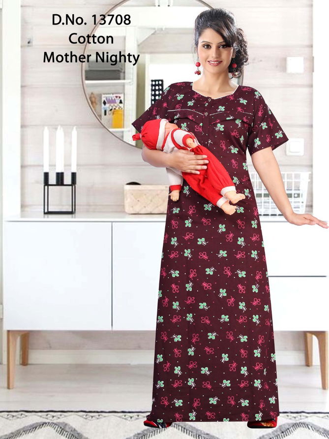 Seven Cross Mother Feeding Nighty Western Catalog